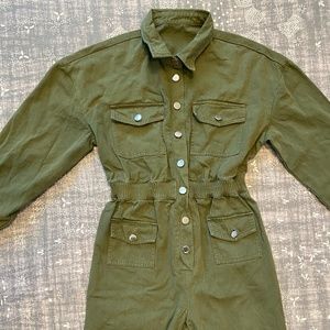 Canvas Jumpsuit size 8